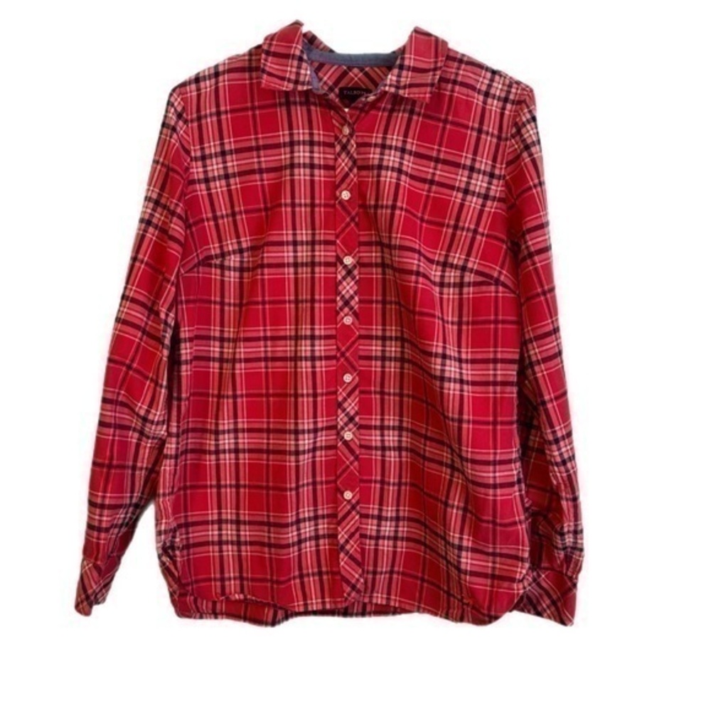 Talbots Red PinkFlannel